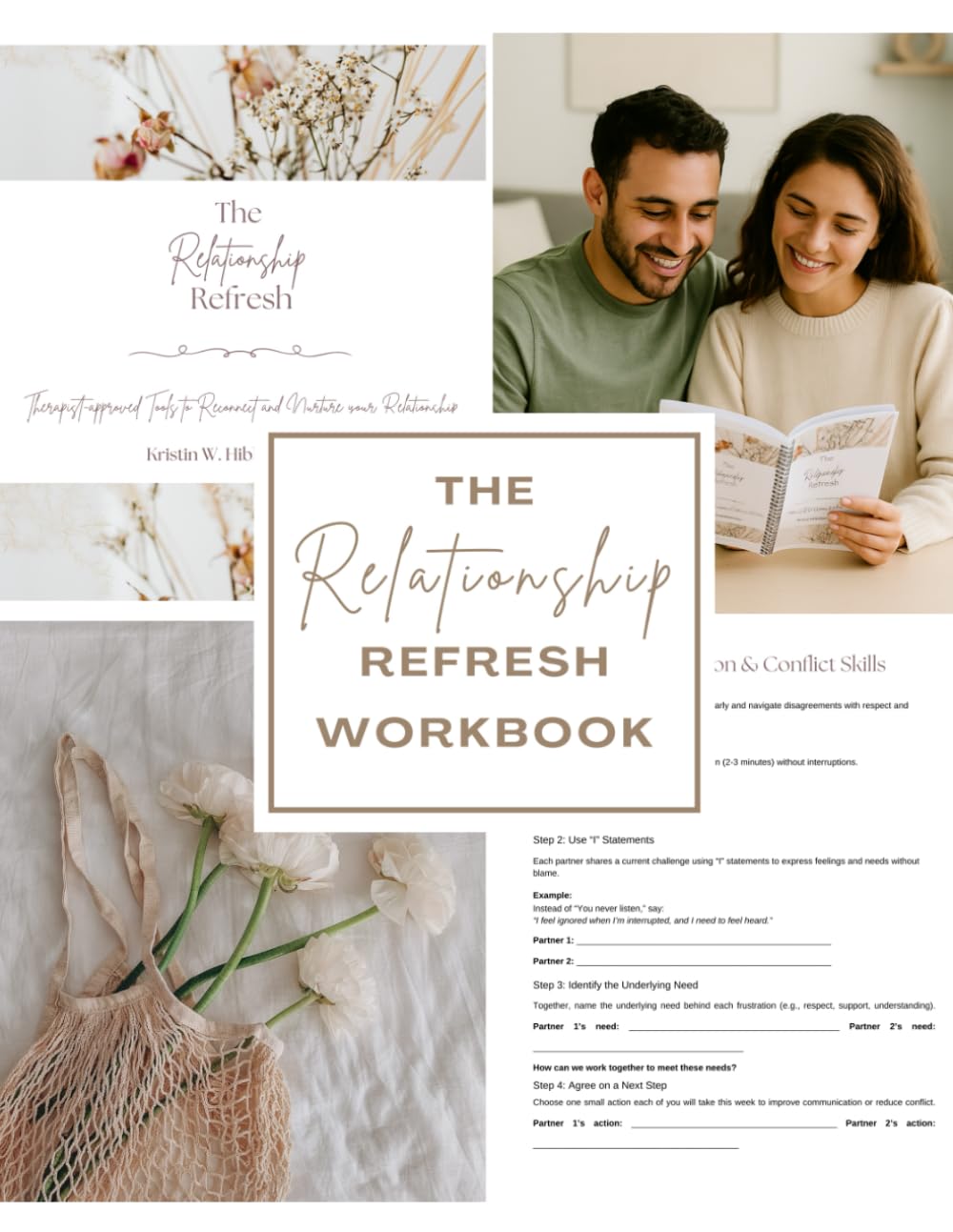 The Relationship Refresh Workbook for Couples: Therapist-approved Tools and Activities to Reconnect, Reflect, and Nurture your Relationship
