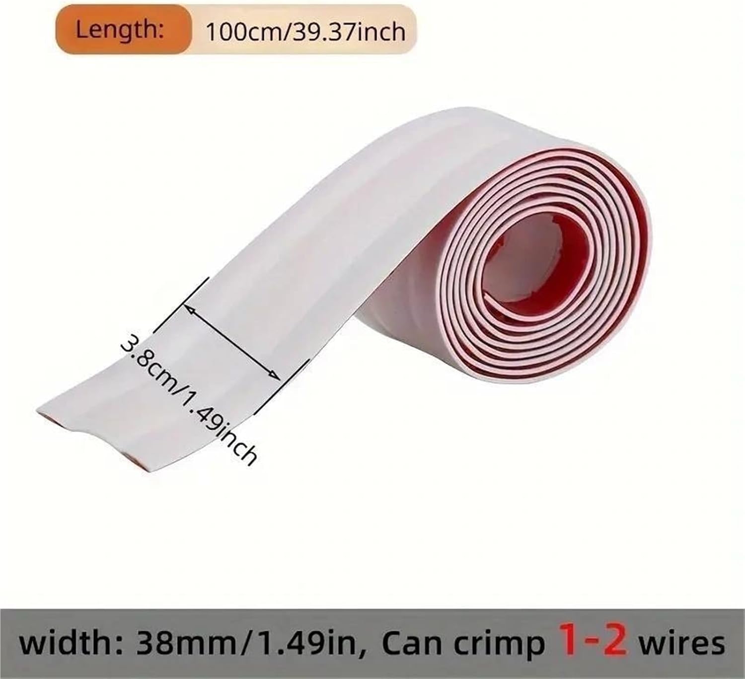 10 Pcs Floor Cord Cover Self-Adhesive Flexible Cable Duct Wall Desktop Invisible Cable Organizer(Black)