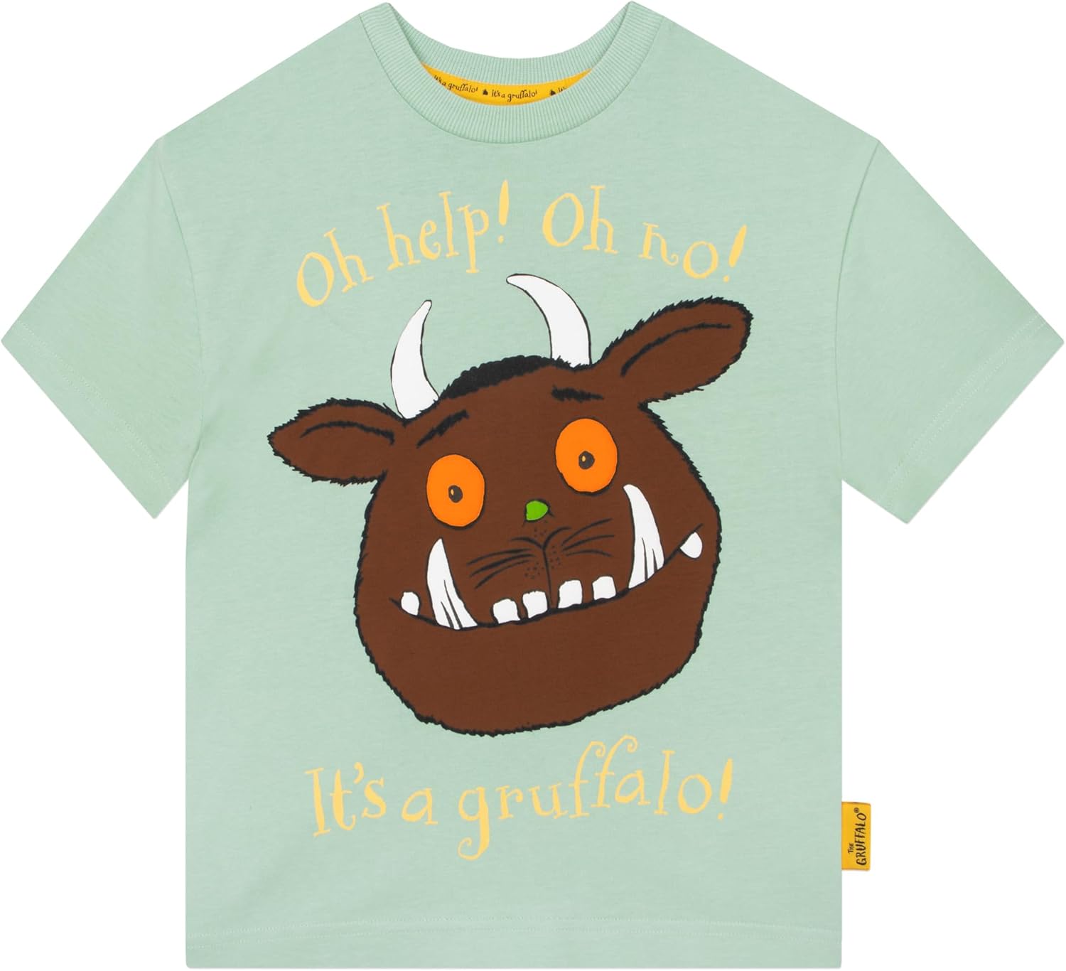 Gruffalo Boys Shirt, Kids Tshirt with Back Print, Cotton Short Sleeve Boys Tee Shirts