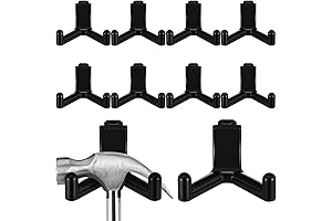 Rubbermaid Essential Plastic Tool Hook Set for Vertical Siding Sheds
