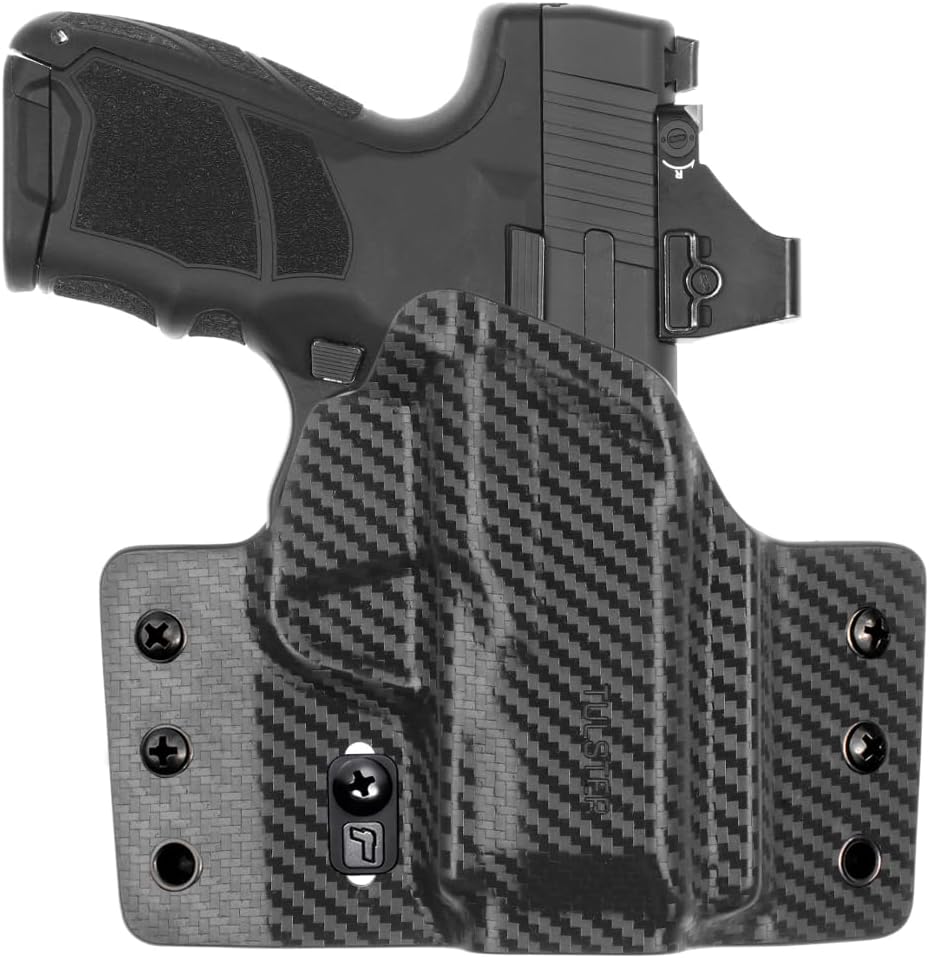 Tulster OWB Contour Kydex Holster in Right Hand fits: H&K CC9 | Optic Compatible Outside The Waistband Concealed Carry