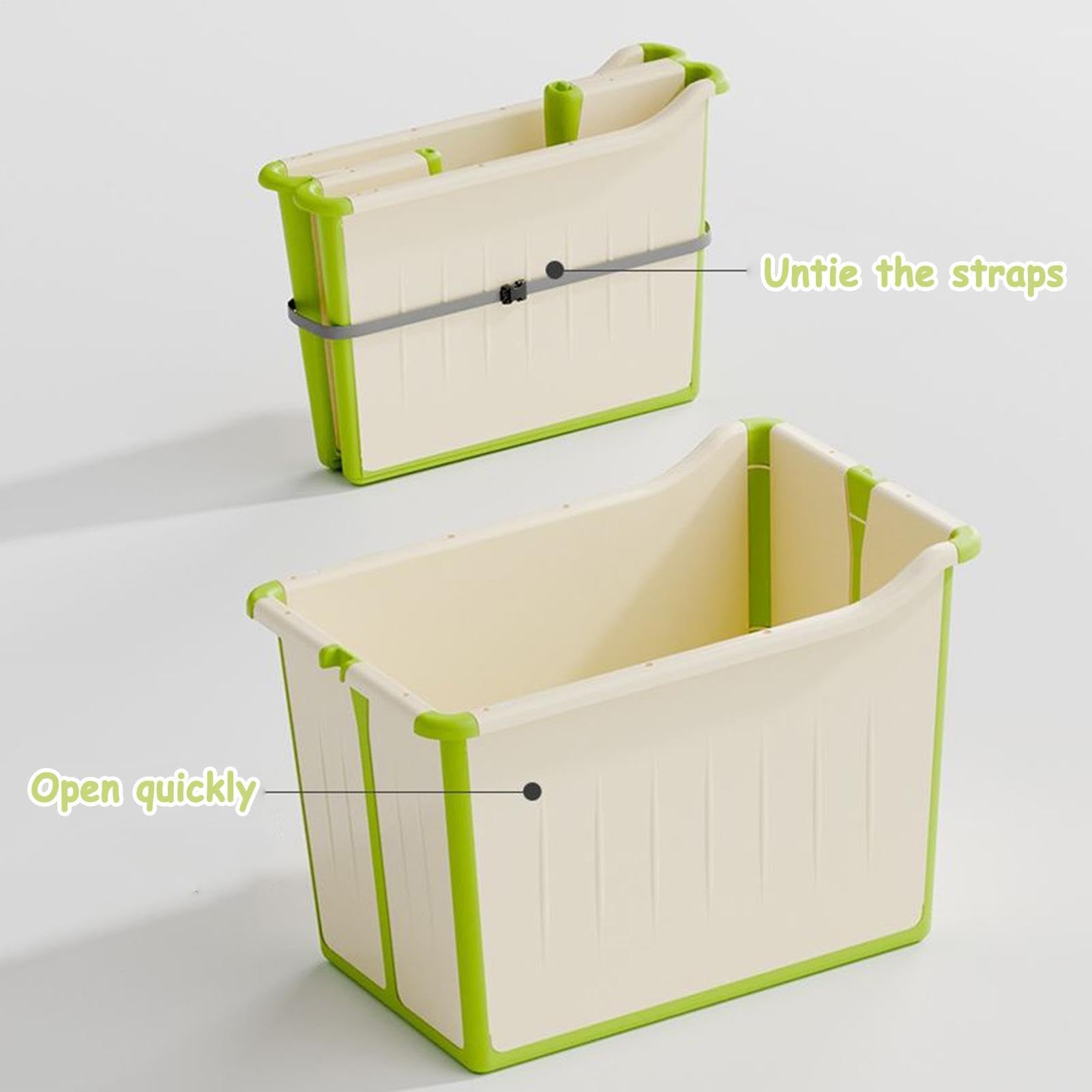 Vasca Da Bagno Per Pieghevole Con Base Antiscivolo Per Seduta | Supporto Per Il Bagno Da Viaggio Per Casa Dormitorio Appartamento Vacanze Bagno