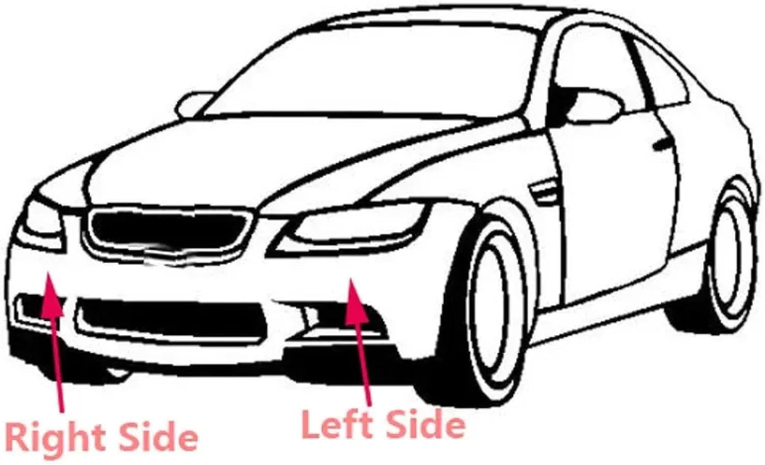 Car Headlight Washer Nozzle Headlight Water Spray Gun For BMW E66 750Li Sedan 2006-2008, Front Left Right Headlight Washer,A/LR