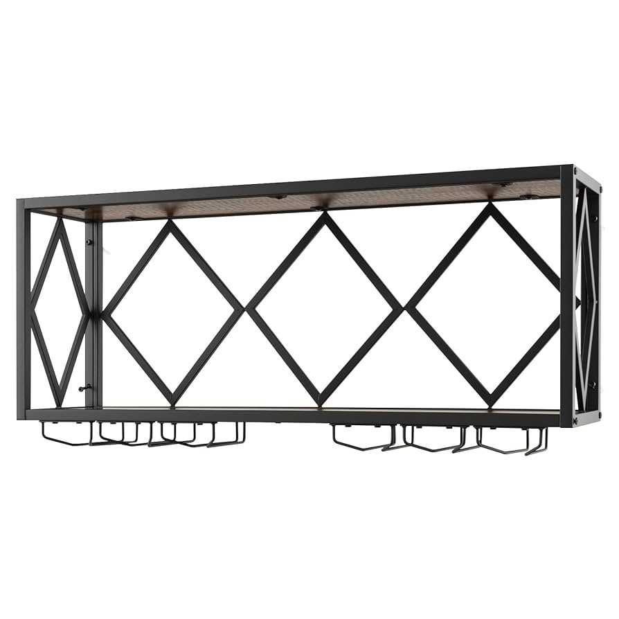 店舗用品 Vini109 Amazon.com: Giantex Industrial Wall Mounted Wine Rack, 39