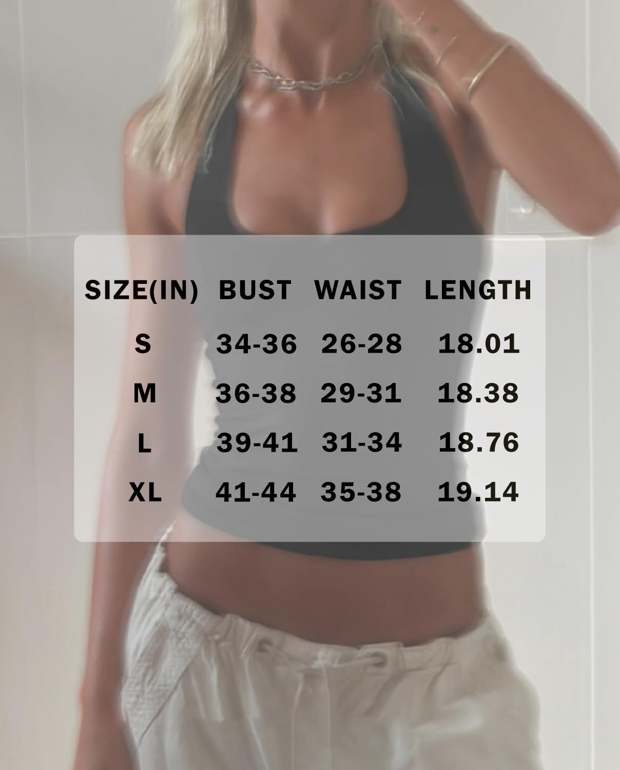 Halter Tops for Women 2025 Summer V Neck Sleeveless Backless Going Out Slim Fit Crop Tops Cute Y2k Clothes - Image 6