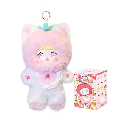 CALEMBOU Plush Blind Box, Kawaii Nommi Fruit Series Stuffed Blind Box Doll, Kawaii Mystery Vinyl Plush Toys Collectible for Birthday Gift (Nommi Fruit 1pc) - Nommi Fruit 1pc