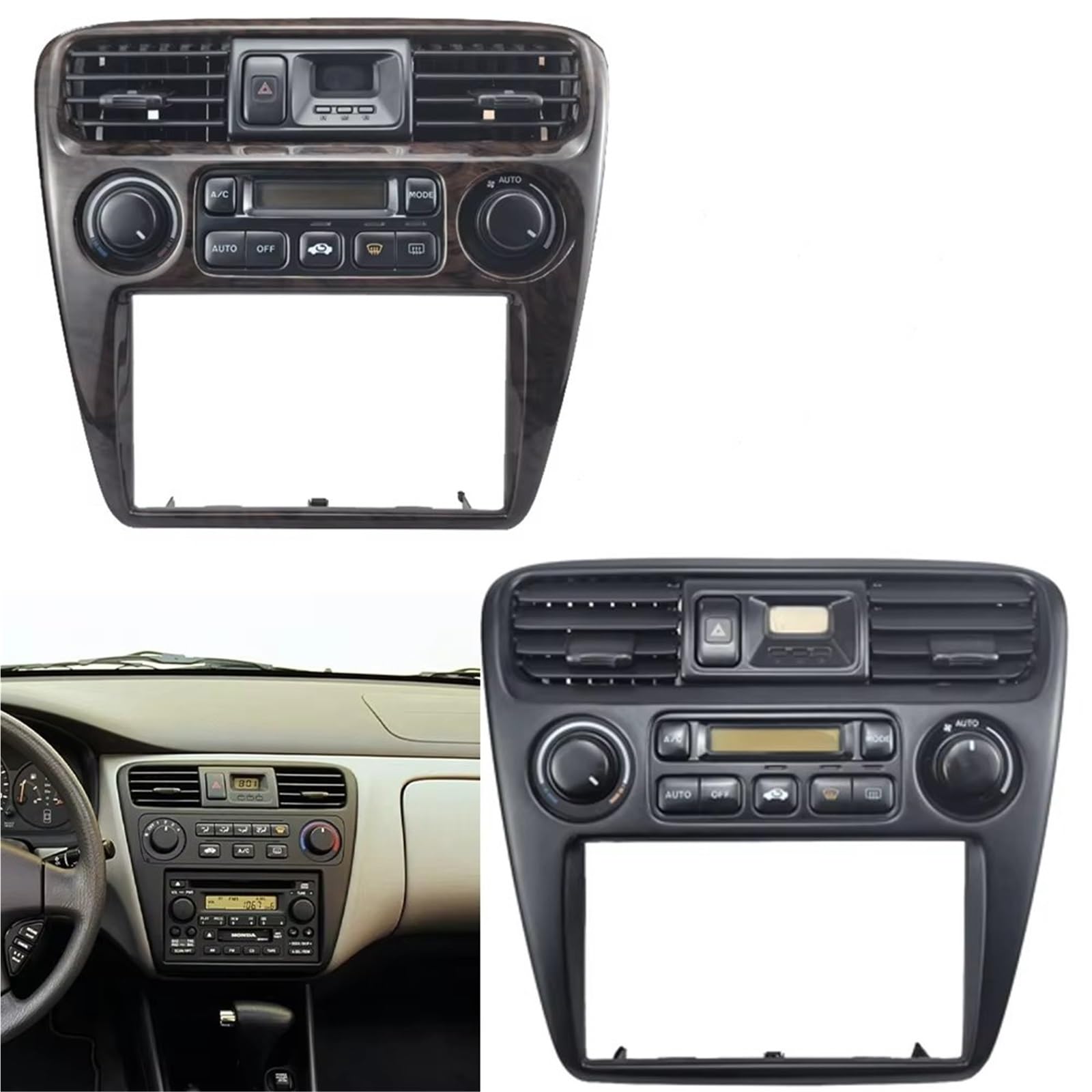 Cornice Autoradio Originale Autoradio Fascia Telaio Aria Condizionata Controller Uscita Per Accord Per 6TH 2000-2003 Autoradio Radio adapter(CD host 1pcs)