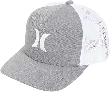 Hurley Del Mar Trucker Cool Grey Heather One Size at Amazon Men's