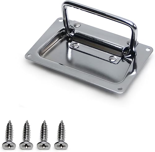 Miniatura 1 de MroMax Mango de pecho de 4.33 x 2.76 pulgadas, mango de pintura en aerosol, tamaño pequeño, montaje en superficie, mango de 4.331 in x 2.756 in para