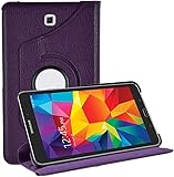 t331 sap Fermeture par élastique. annaPrime Etui Coque Housse pour Samsung Galaxy Tab 4 8.0 SM-T330 T331 T335 T333, Etui Cuir PU Support Rotatif 360° Couleur Violet