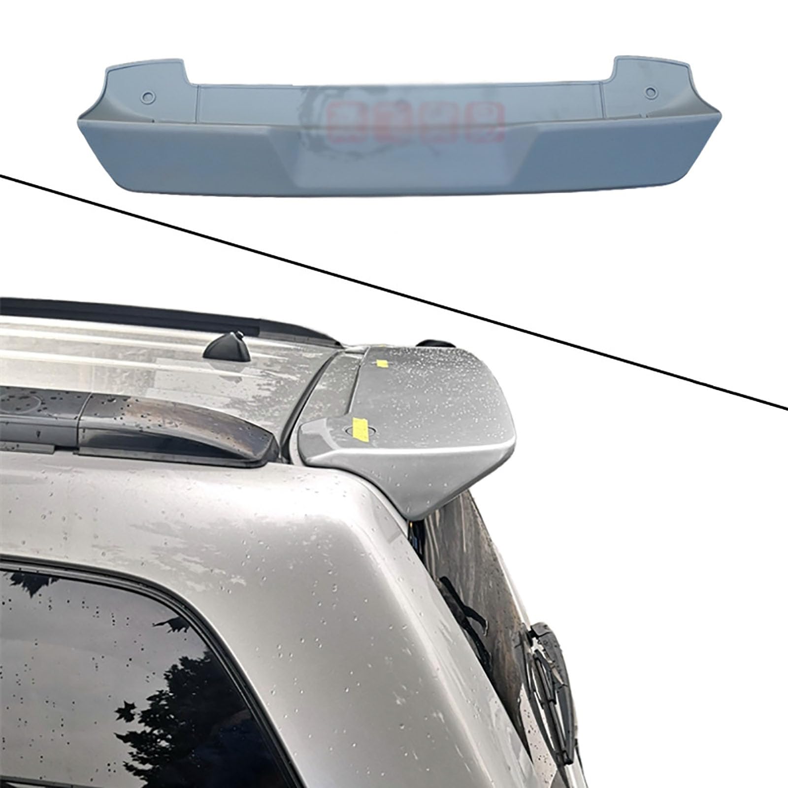 Kompatibel für 2006-2015 Suzuki Vitara GrandVitara, Auto-Heckspoiler, Festem Windabweiser, Hinteren Kofferraum-Dach-Sport-Splitter,Glossy Black
