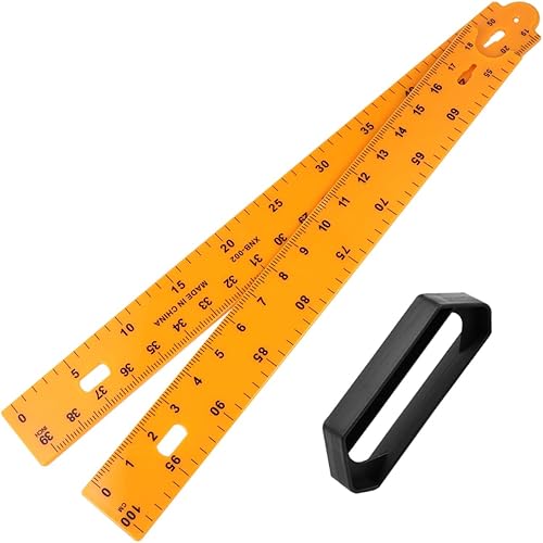 STOBOK Barra de medidor de enseñanza de plástico para aula, herramienta de medición escolar, regla de pizarra de matemáticas, regla de enseñanza de