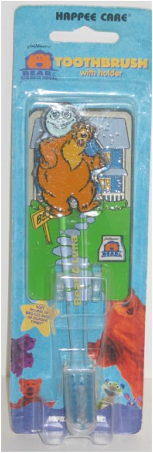 Bear in The Big Blue House Toothbrush and Holder - Bear with Luna