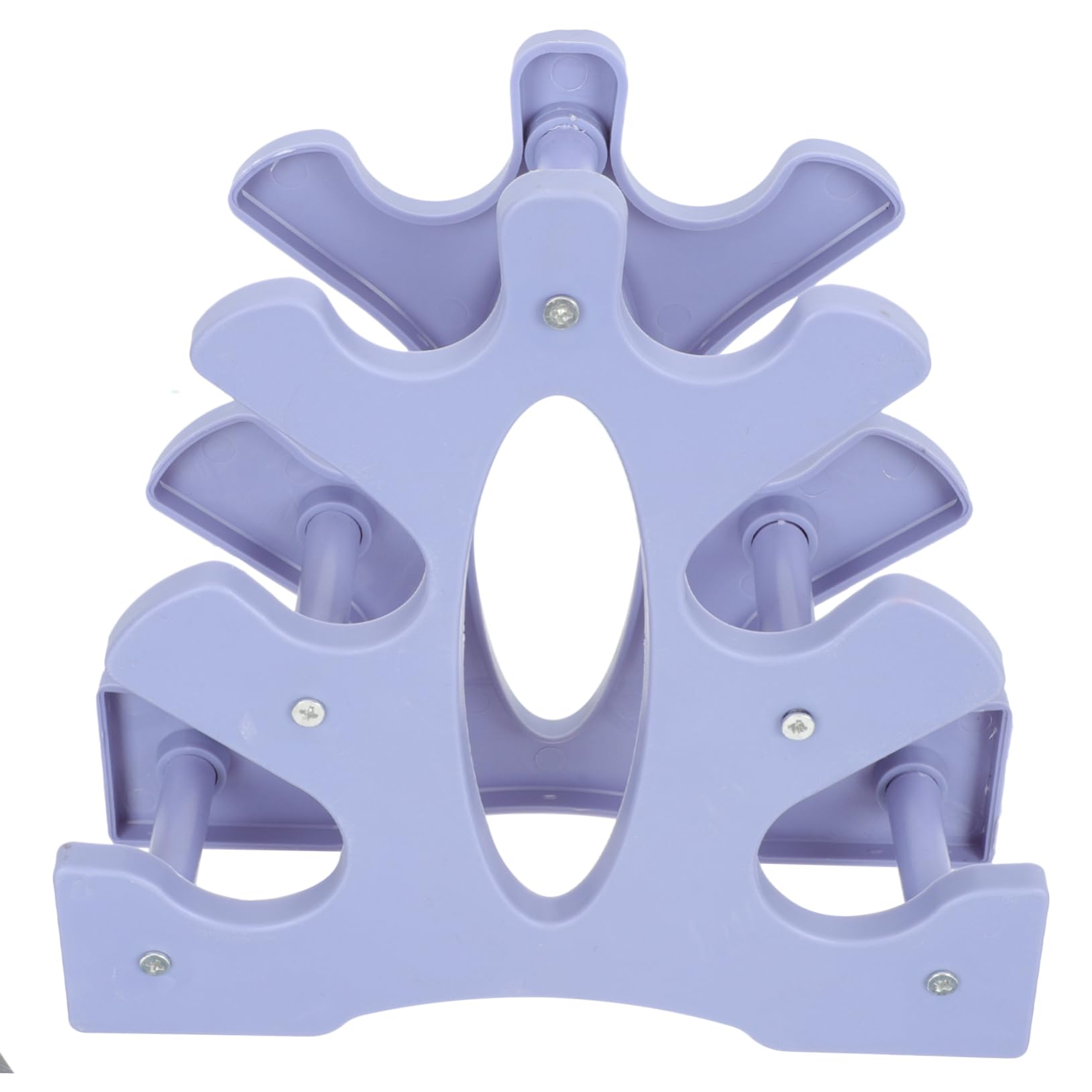 POPETPOP 1Pc Abs Dumbbell Rack Double Sided Dumbbell Storage Holder for Home Gym Durable Wear Resistant Design Safely Holds Up to Prevents Rolling Floor Damage