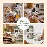 Botanica Perfect Protein, Organic Chocolate Plant Based Protein Powder 420g | Pea, soy, gluten & legume free, 20g protein with BCAAs, Made in Canada.