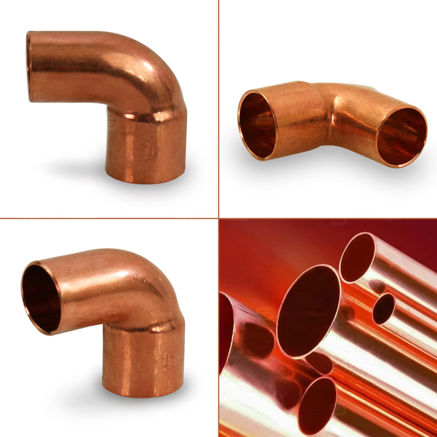 VIEGA PROPRESS 90 DEGREE STREET ELBOW: COPPER, PRESS-FIT X FTG, 1