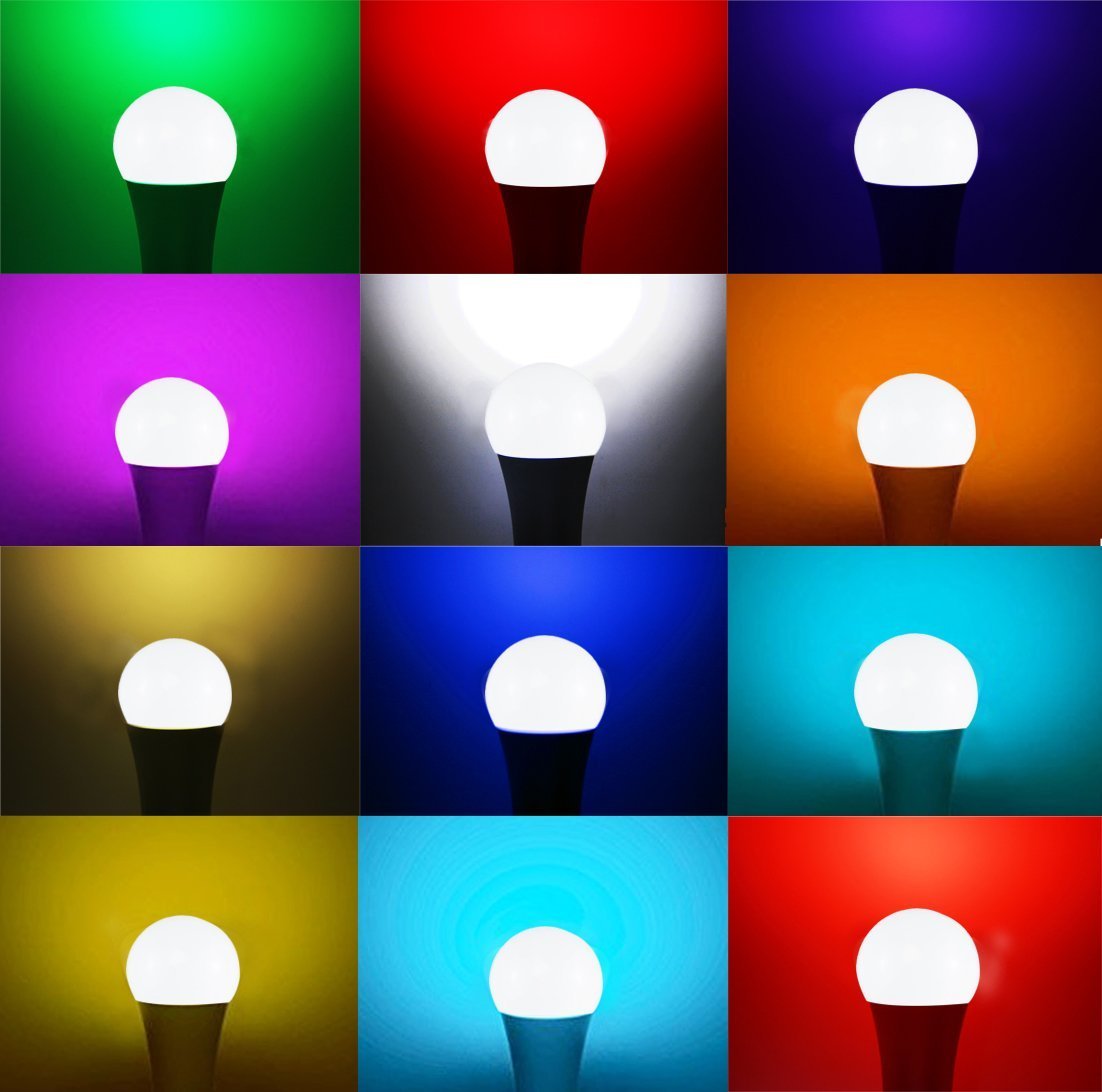 STARFIVE Vaso Luminoso Multicolor in Resina, Illuminato