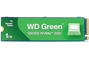 Western Digital 1TB WD Green SN350 NVMe Internal SSD Solid State Drive (pcie 3.0)