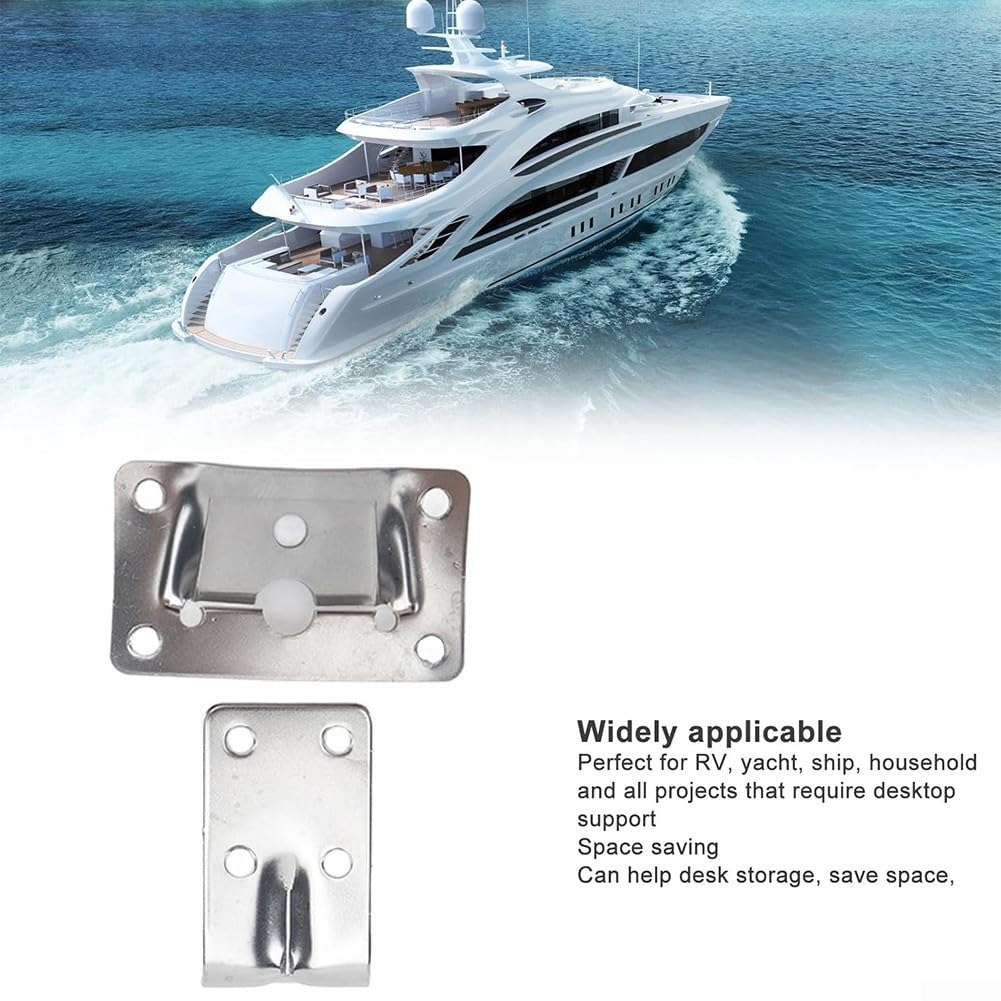 Robustes Edelstahl-Tischhalterungs-Set für Wohnmobile, Yachten und den Heimgebrauch