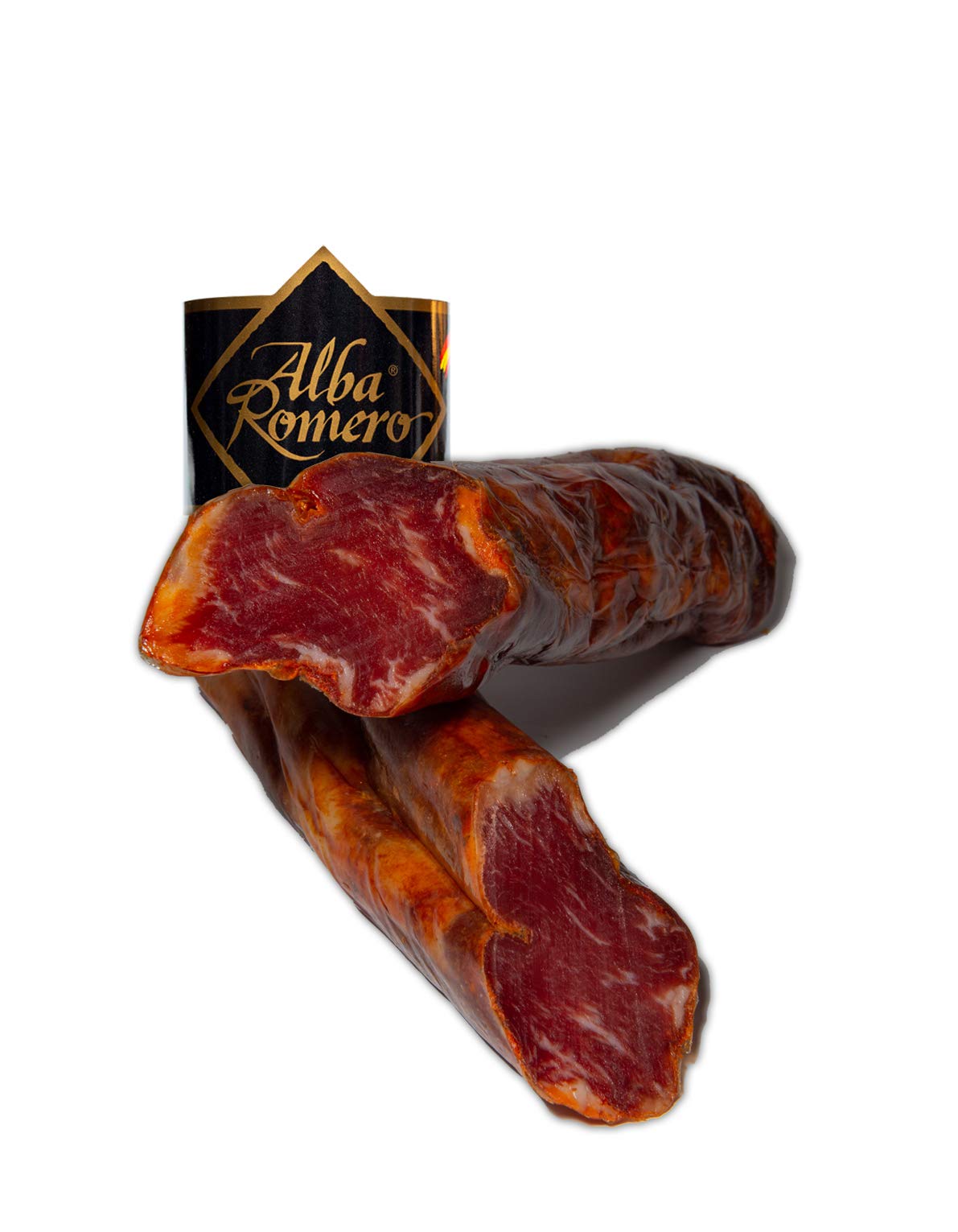 Lomo 100% Ibérico de Bellota ALBA ROMERO | Pieza entera de peso aproximado 1.2 KG | Embutido curado y envasado al vacío |