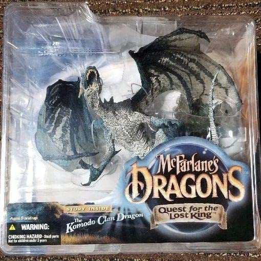 コモド　ドラゴン　クラン2　フィギュア マクファーレンドラゴン：シリーズ2 コモドクランドラゴン