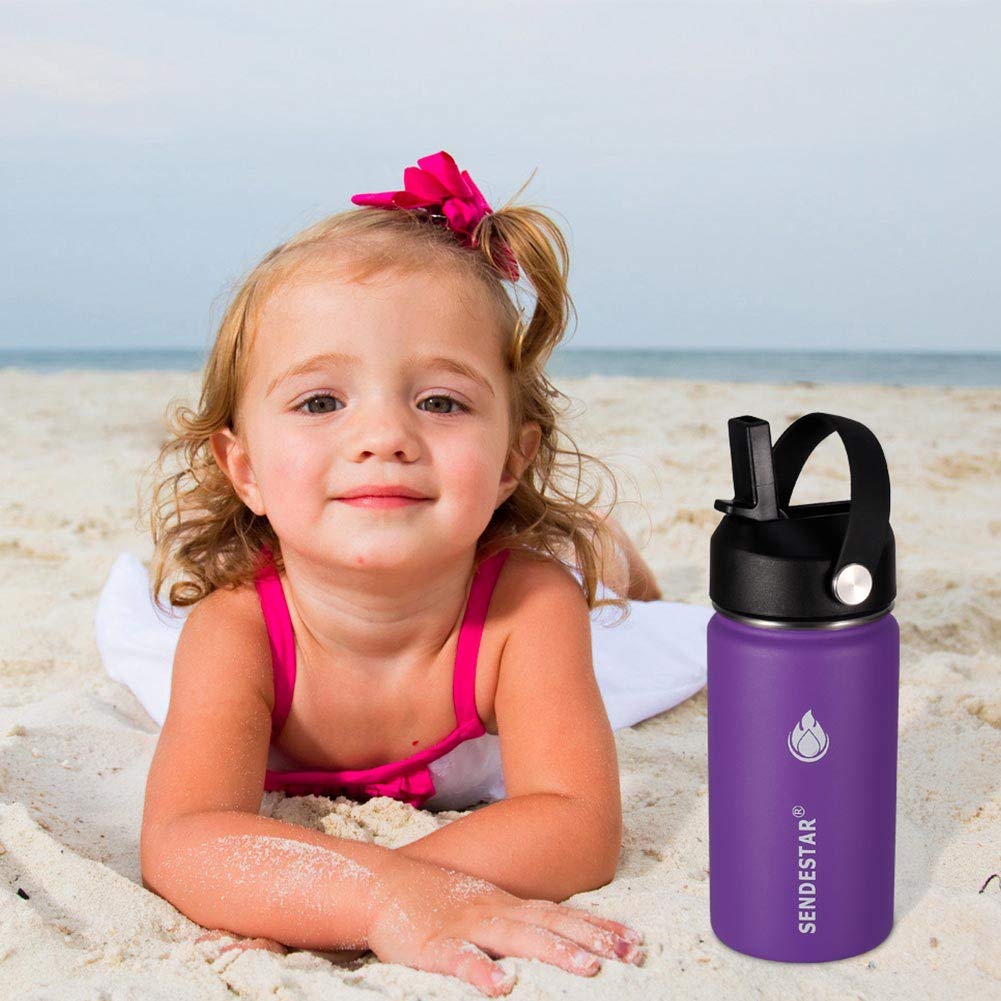 Buy SENDESTAR Stainless Steel Water Bottle, Wide Mouth Water Bottle 18
