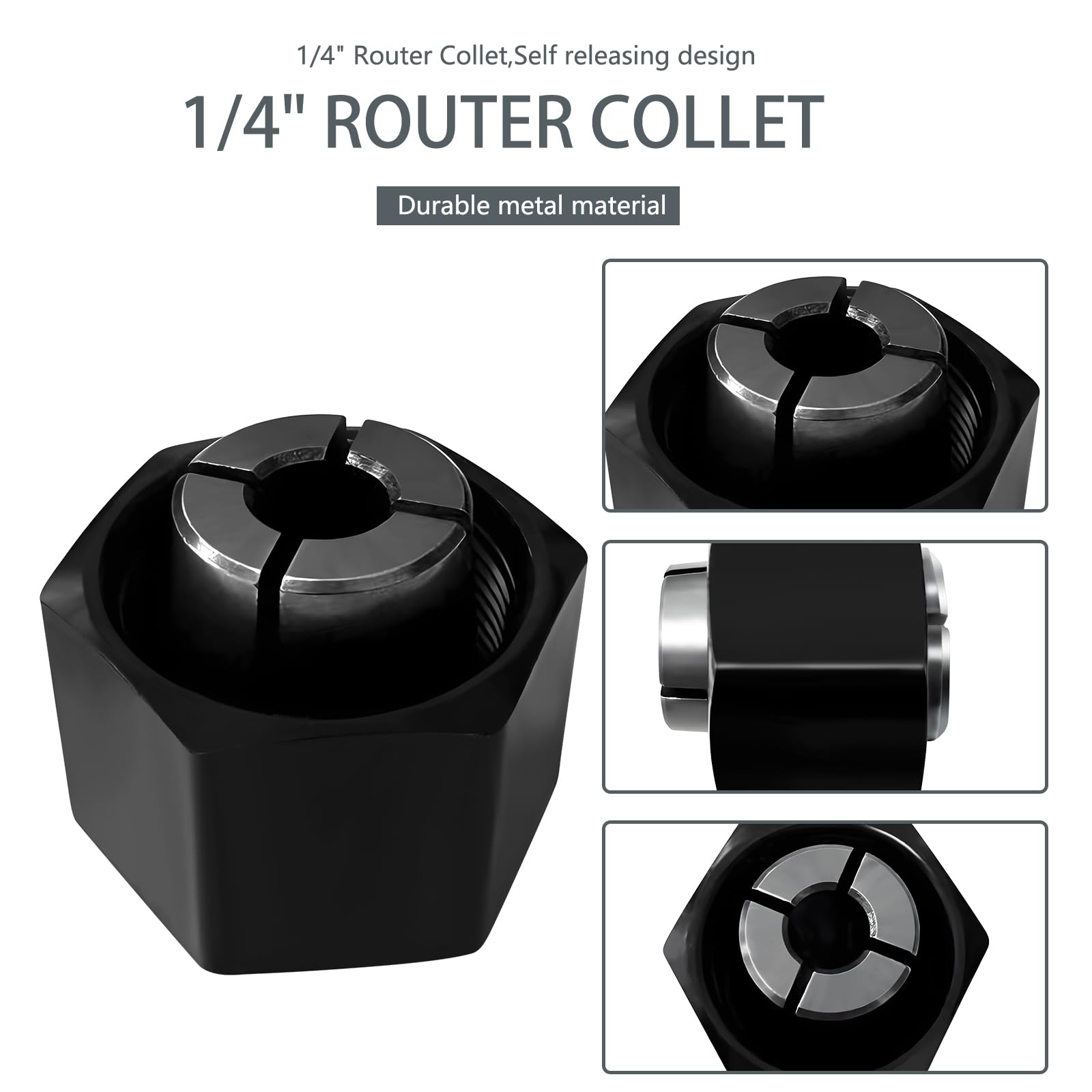 Getdoublerich Lot De 2 Mandrins De Fraisage, Mandrin De