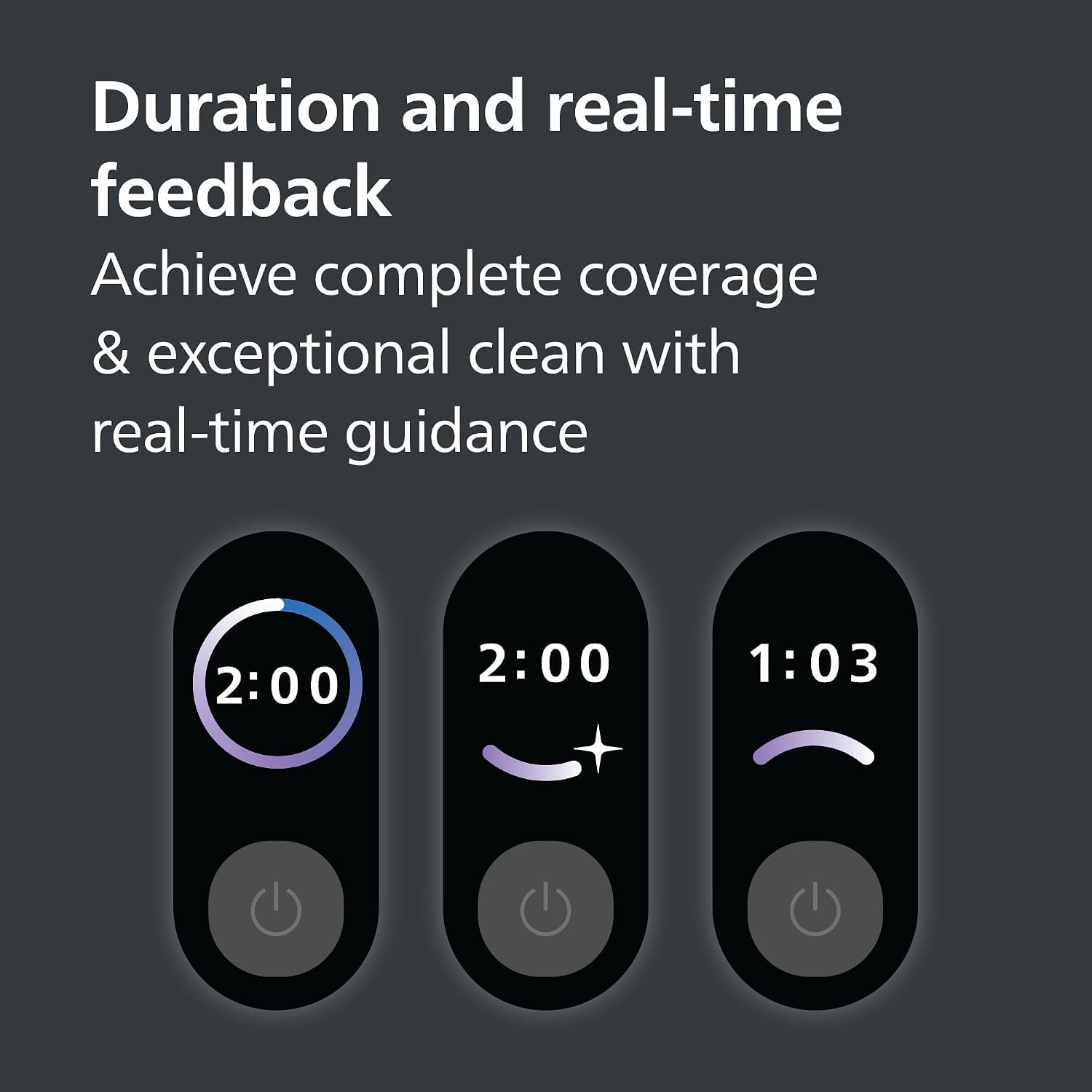 Philips Sonicare Brilliant Clean HX3792/21 - Spazzolino elettrico Smart Screen, ricambio testina, 2 modalità di spazzolatura e SmarTimer, colore: nero