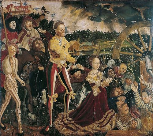 Tableau Martyre de Sainte Barbe Lucas Cranach 60x90cm