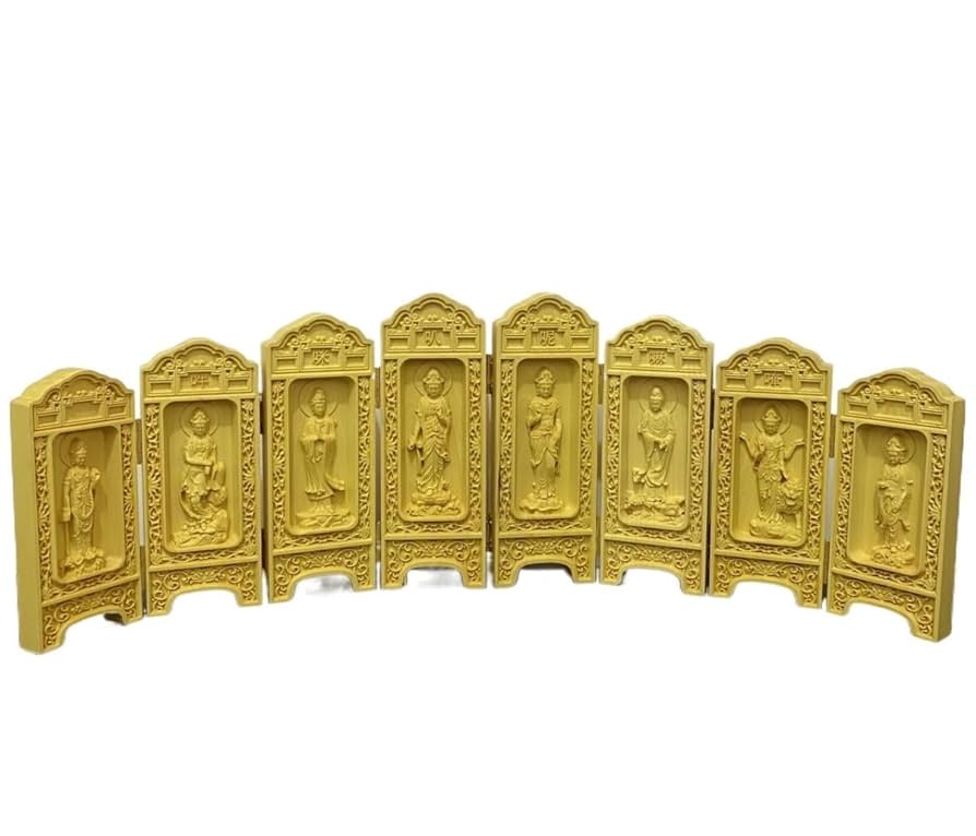 木製 オブジェ 菩薩 観音 彫刻 彫り 美術 仏像 仏教美術 置物 66.10-8 一刀 特上彫り 仏教美術 観音菩薩座像 芸術 手中彫刻 匠技術