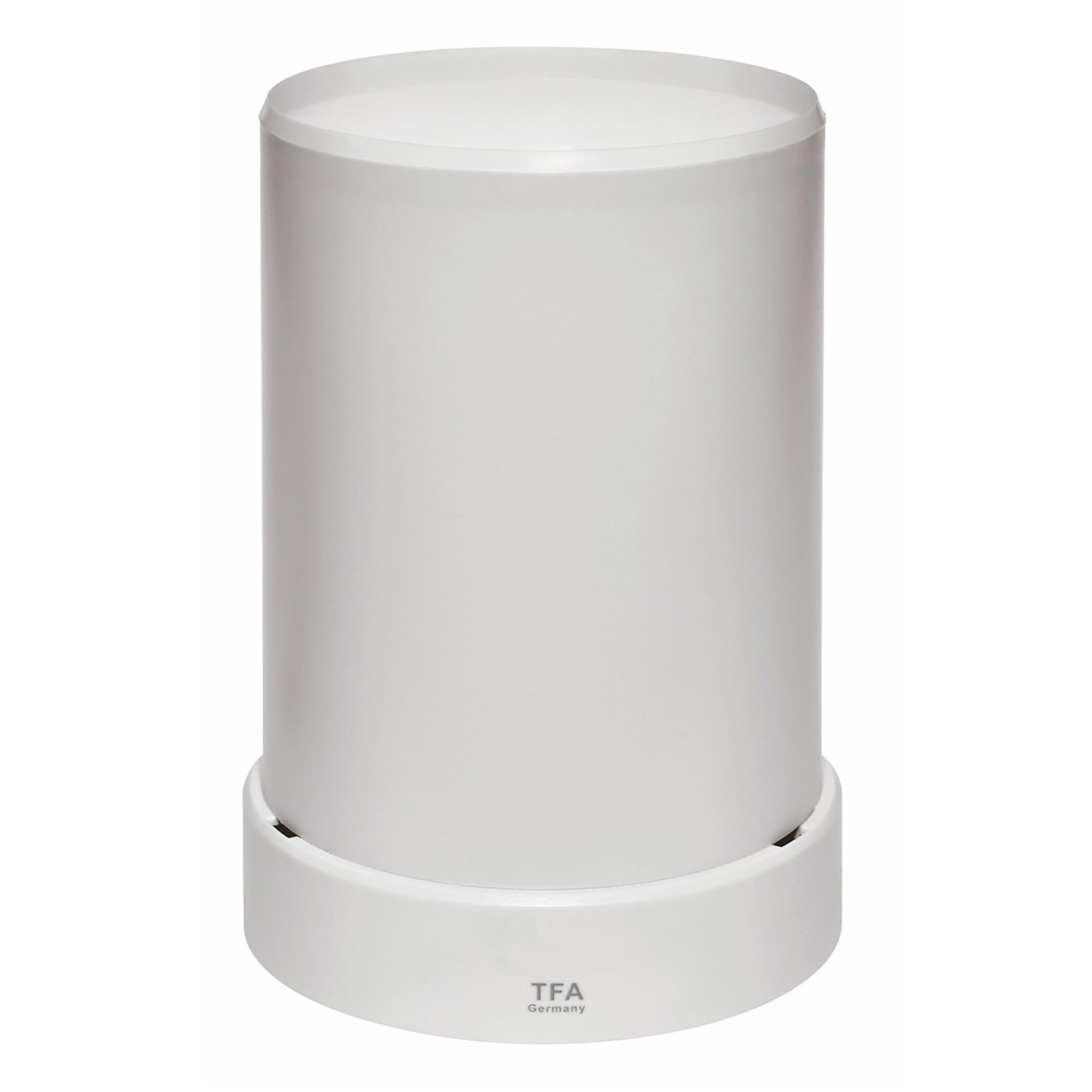 TFA Dostmann 31.4000.02.42 Kit di sorveglianza per la vostra casa, pluvietro, trasmettitore termoigro con rilevatore d'acqua e sensore di temperatura speciale, Cosy Radar, app di monitoraggio Wi-Fi