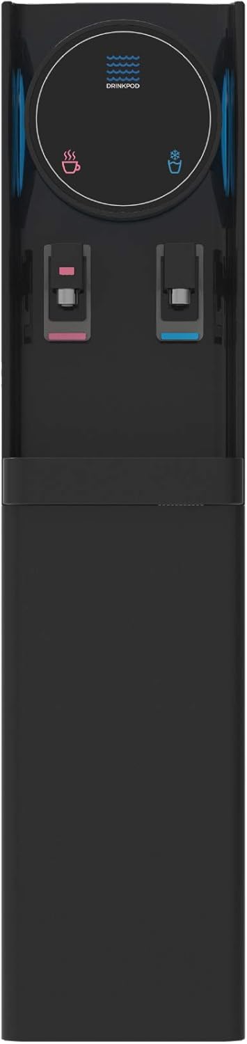 Bottleless Water Cooler Hot and Cold Water Dispenser for Offices & Homes (Black)