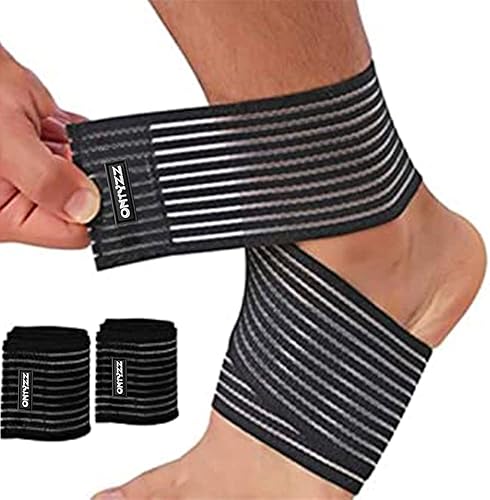 Miniatura 4 de ONTYZZ Vendaje de compresión ajustable para pantorrilla, rodilleras elásticas deportivas para reemplazo de muñeca, codo y tobillo