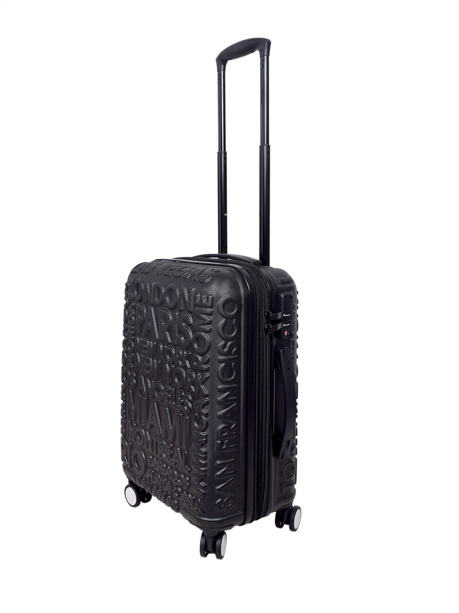 Destinations-Black-Cabin-20 inches-Expandable Hardsided Suitcase Travel Bag 8 Wheel Trolley Bag with TSA Lock & Wet Pouch Inside-image-18