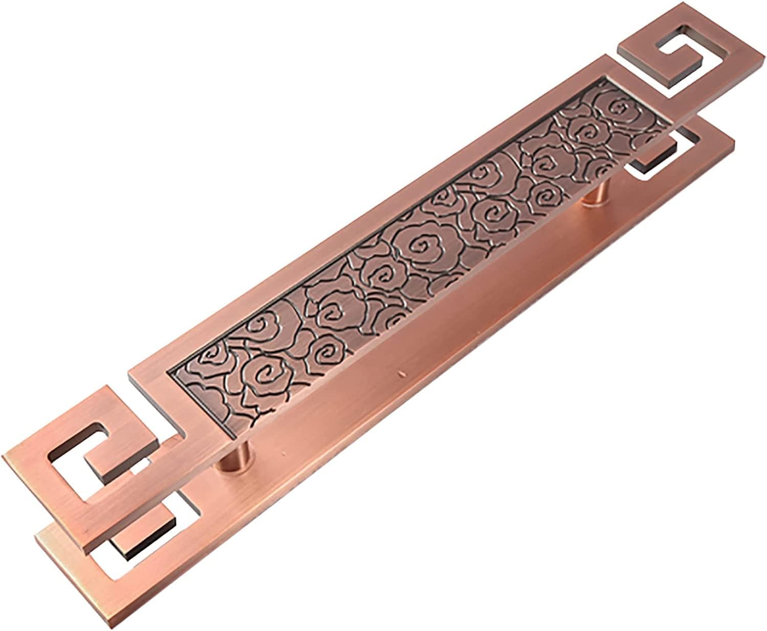 Pull Push Shower Kitchen Door Pulls Rustic Style Barn Door Handles and Pulls, Heavy Duty Handrail Double-Side Gate Handles Door Handles, for Glass/Wooden Door (Color : Black, Size : 150cm/59.1in) ( Co