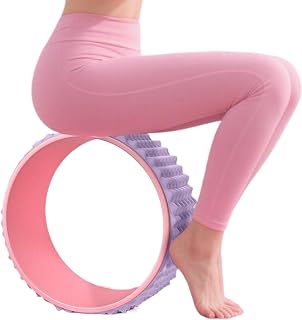 Ryggrullhjul Stretching Djupvävnadsmassage Pilates Flexibilitet Balans | Yogahjul För Ryggstretching Träningsutrustning För Djupvävnad Pilates Balansövning Sport Utomhus Nybörjare Hemmagym Och