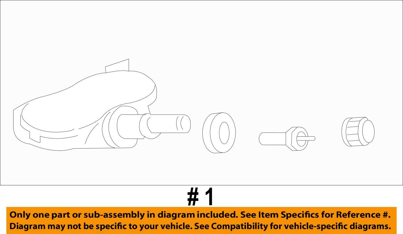 Honda Genuine 42753-TR3-A81 TPMS Sensor Assembly, Regular