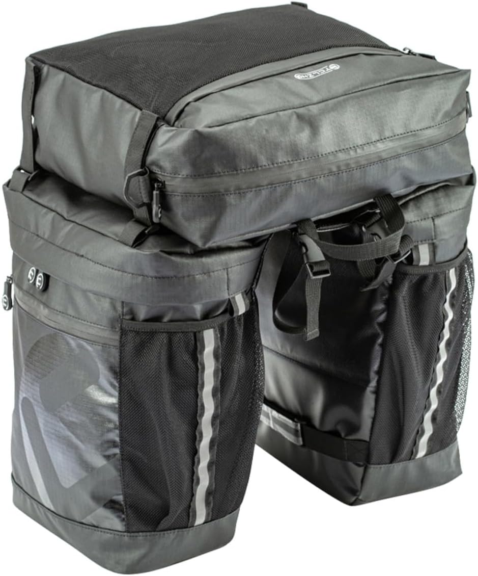 Waterproof Bike Rear Shelf Bag 50l Large Capacity Cycling Pannier Saddle Bag for Mountain Bike Travel and Long-distance Riding