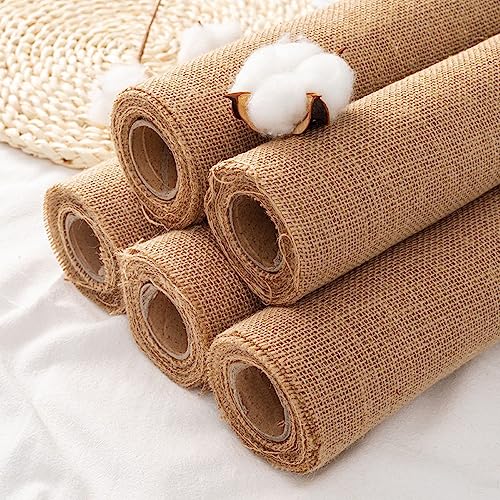 Ruban de toile de jute 20cm x 10m pour décoration et jardin - 5