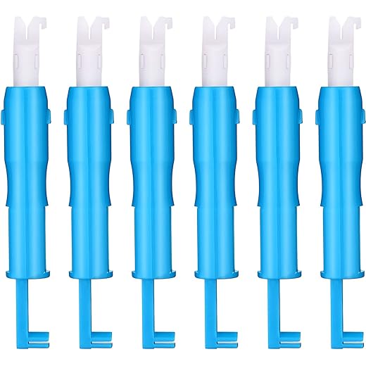 6 Pieces Sewing Needle Inserter Automatic Needle Threader Needle Threading Tool for Sewing Machine