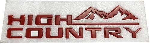 Miniatura 6 de 1 insignia de repuesto para guardabarros Tahoe Silverado High Country 19-21 para guardabarros (negro mate)
