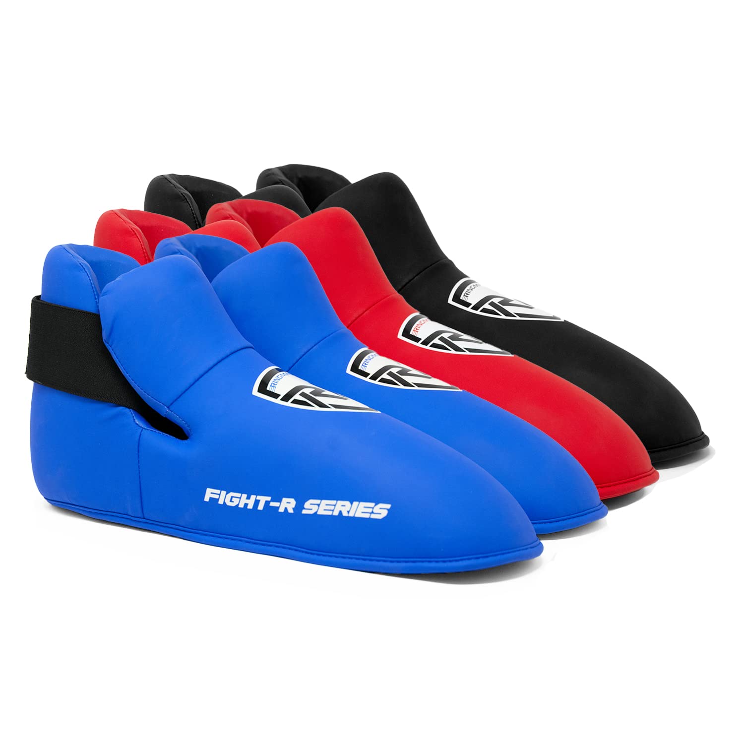 RingMaster Sports Semi Contact Full Boots Foot Taekwondo Kickboxing K1 Martial Arts (Blue, Medium) — image 1