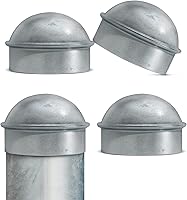Vista 11 de VIVIDA Tapas de poste de enlace de cadena de 4 pulgadas, tapas de poste de valla galvanizadas, para tubo de 4 pulgadas de diámetro exterior, piezas