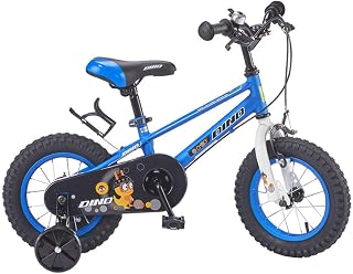 FUFU 12/14 Inch, Children's Bicycle, Bicycle With Training Wheels And Mudguards, Suitable For 2-5 Years Old, Blue