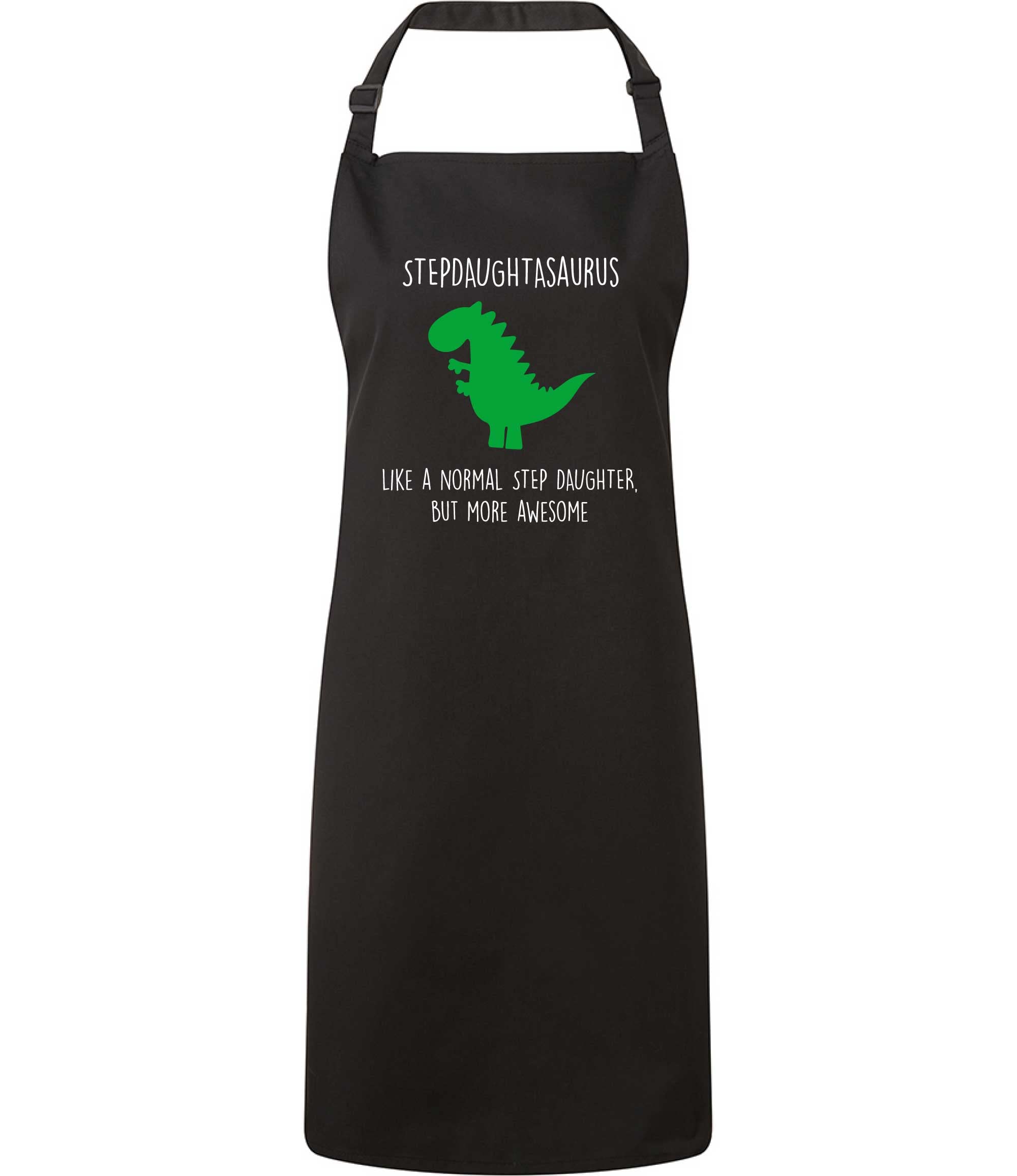 60 Second Makeover Black Limited Step Daughter Dinosaur Apron Stepdaughtasaurus Gift Present Birthday Christmas