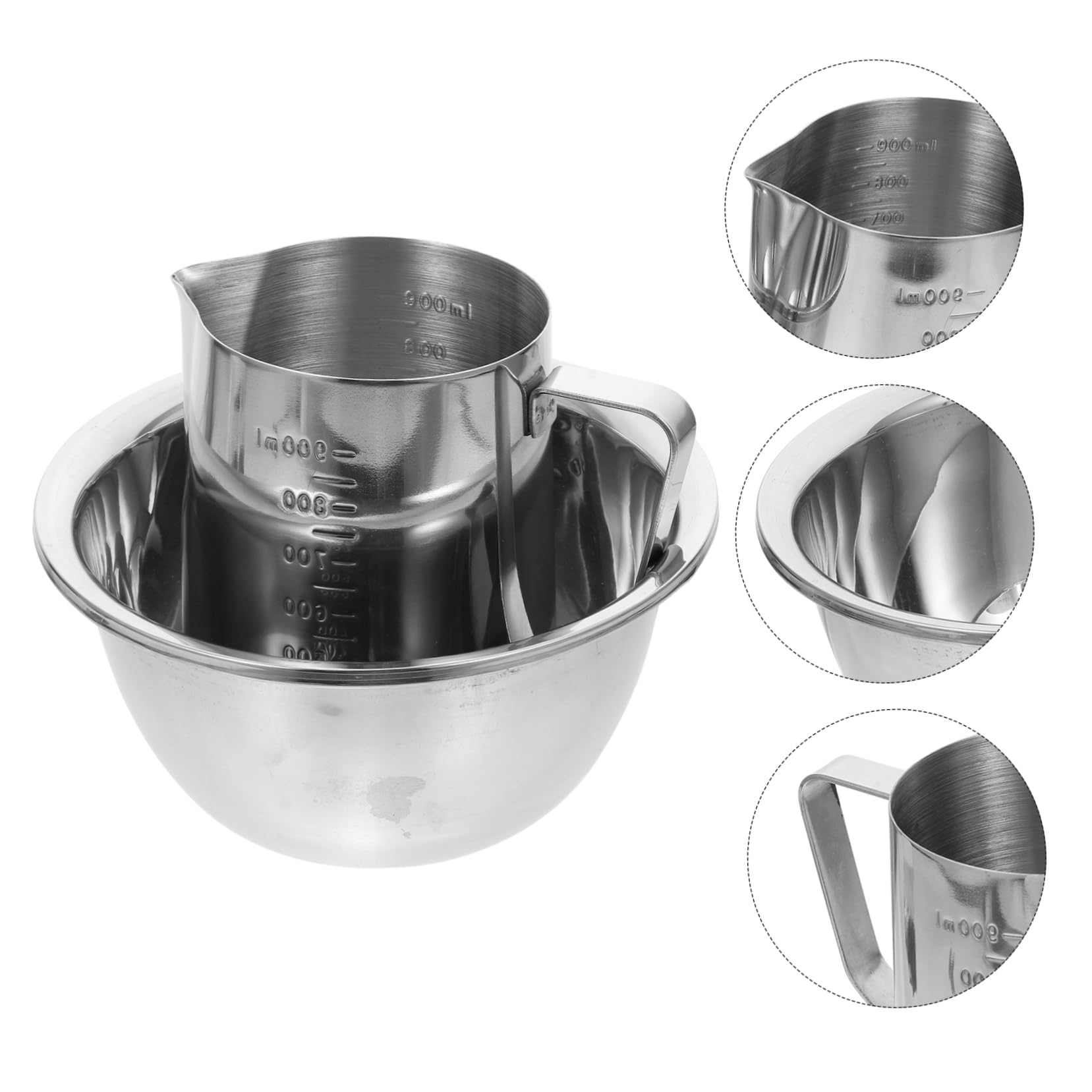VINTORKY Wax Melt Warmer Double Boiler Candle Accessory Anti-hot Melting Bowl Candle Melting Bowl