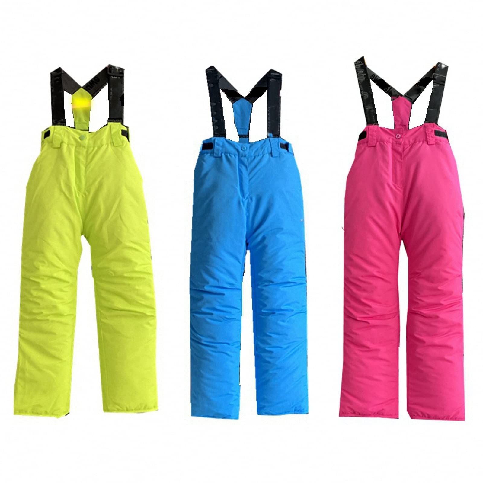Kinder skianzüge Snowboard,Outdoor warme skilätzchen/Schneehose/Skihose mädchen,verdickte 2 teilig Skijacke Jungen,wasserdichte Winterjacke,Schneeanzug mit Kapuze