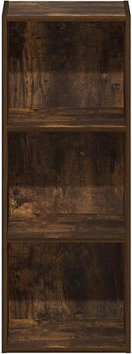 Miniatura 218 de Furinno - Estantería de cubos de 2 niveles serie Luder para libros y almacenamiento, color roble francés Roble francés,Pino