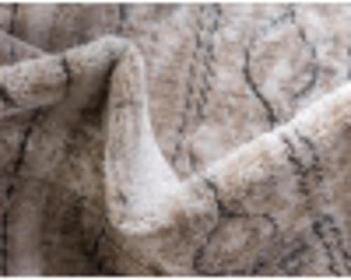 Miniatura 10 de Unique Loom Portland Collection - Alfombra rectangular (4 pies 1 pulgada x 6 pies 1 pulgada, rectangular, marfil y gris)