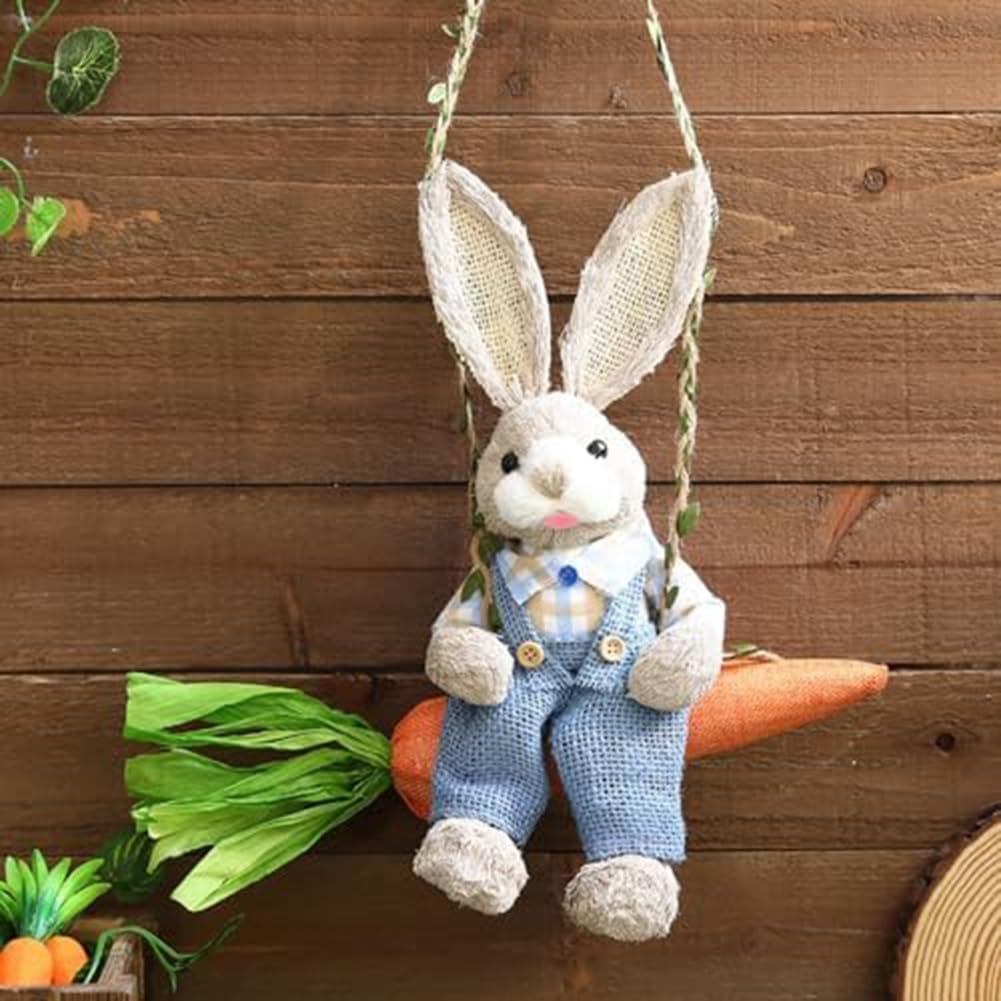 FIGURINE DE LAPIN Debout Statue De Lapin D'ornement Miniature Pour